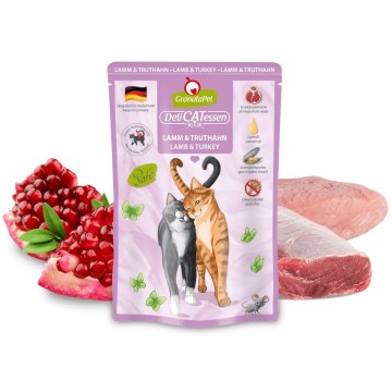 GRANATAPET DeliCATessen Lamb and turkey - wet cat food - 85g