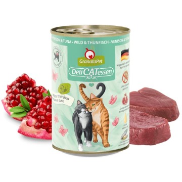GRANATAPET DeliCATessen Venison and tuna - wet cat food - 400g