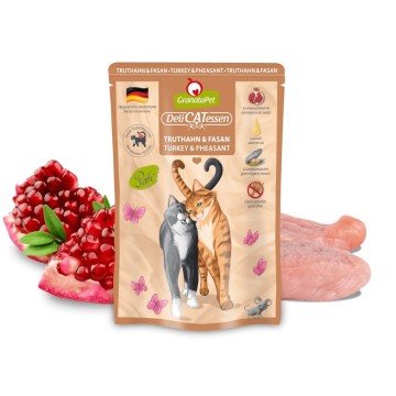 GRANATAPET DeliCATessen Turkey and pheasant - wet cat food - 85g