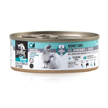 3COTY Chicken with duck Kidney care  - wet cat food - 80g