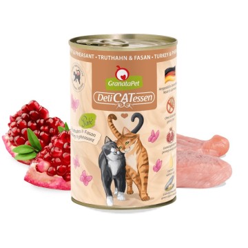 GRANATAPET DeliCATessen Turkey and pheasant - wet cat food - 400g