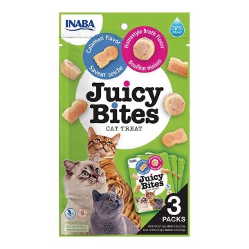 INABA Juicy Bites Homestyle broth and Calamari - cat treats - 3x11 3 g
