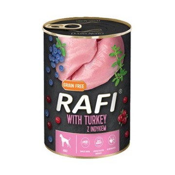 Dolina Noteci Rafi Dog wet food with turkey  blueberries and cranberries - 800g