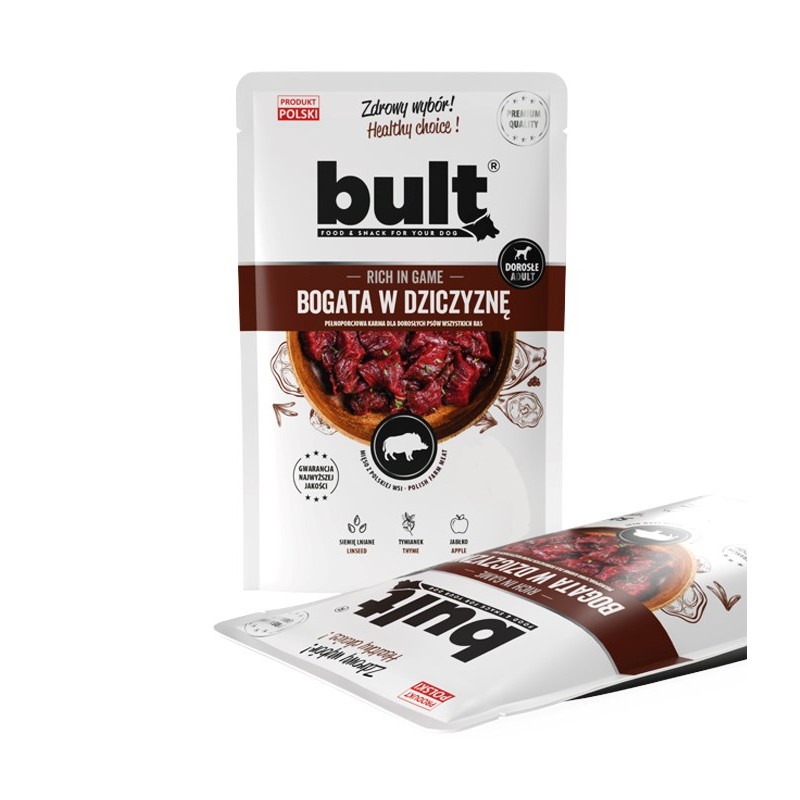 BULT Rich in game - wet dog food - 100g BULT Rich in game - wet dog food - 100g