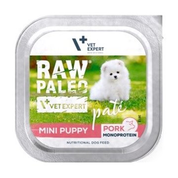 RAW PALEO Pâte Mini Puppy Pork - wet dog food - 150g