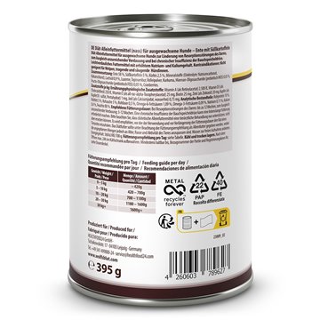 WOLFSBLUT VetLine Gastrointestinal Duck - wet dog food - 395g