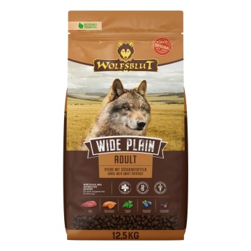 WOLFSBLUT Wide Plain Horse - dry dog food - 12 5kg