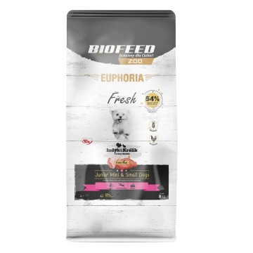 BIOFEED Euphoria Fresh  Junior Mini & Small Turkey with rabbit - dry dog food - 8kg