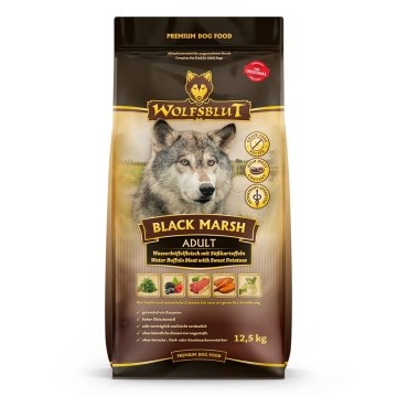 WOLFSBLUT Black Marsh Water buffalo - dry dog food - 12 5kg