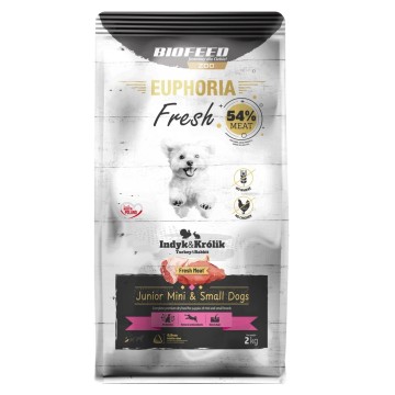 BIOFEED Euphoria Fresh  Junior Mini & Small Turkey with rabbit - dry dog food - 2kg