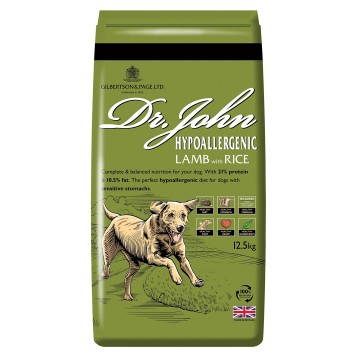 DR JOHN Hypoallergenic lamb with rice - dry dog food - 12 5kg