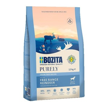 BOZITA Purely Adult Reindeer - dry dog food - 2 5kg