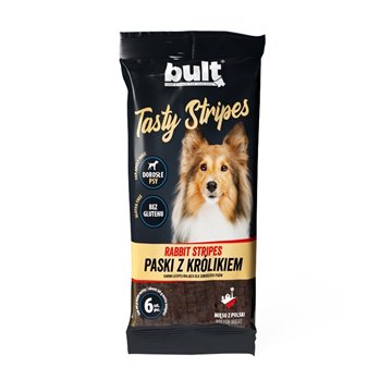 BULT Tasty stripes Rabbit - dog treat - 6 pcs