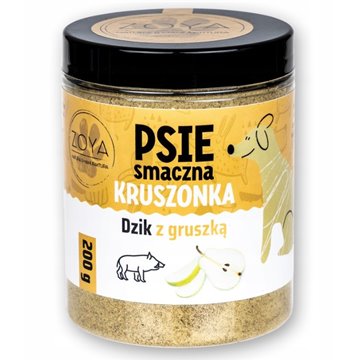 ZOYA Wild Boar and Pear Crumble - dog treat - 200g