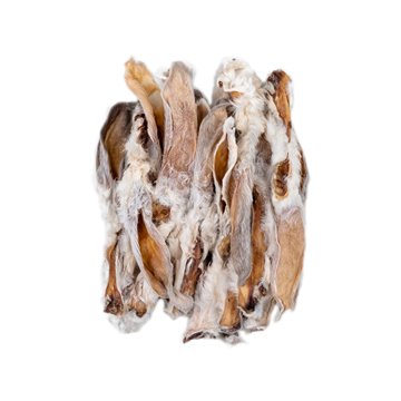 BULT Rabbit ear with fur - dog treat - 20