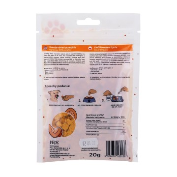 PAKA ZWIERZAKA Pepe Lio Pumpkin - dog treat - 20g