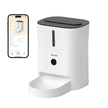 SPONGE Pet Feeder Smart Camera - smart pet food dispenser – 3l