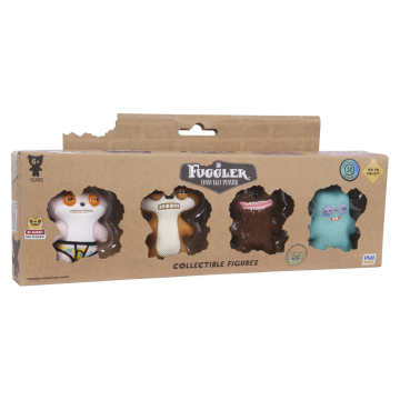 FUGGLER LIMITED EDITION 1.5 COLLECTIBLE FIGURES - 4 PACK VER. B