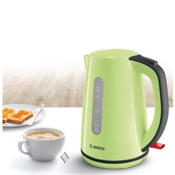 Bosch TWK7506 electric kettle 1.7 L 2200 W Black  Green
