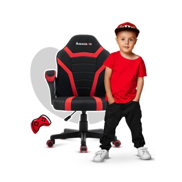 Gaming chair for children Huzaro Ranger 1.0 Red Mesh  black  red