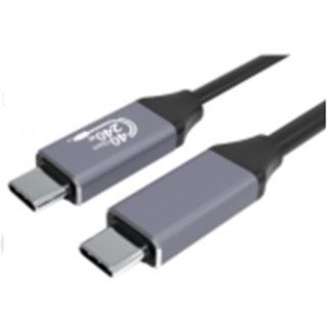 Gembird CCBP-USB4-CMCM240-1.5M Premium USB 4 Type-C charging and data cable  40 Gbps  240 W  1.5m