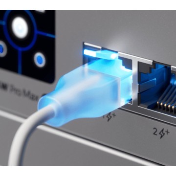 Ubiquiti UACC-Cable-Patch-EL-0.3M-W networking cable Translucent  White Cat6