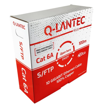Q-LANTEC S/FTP cat.6A network cable  twisted pair  LSOH