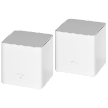 Tenda EX3 (2-pack) Dual-band (2.4 GHz / 5 GHz) Wi-Fi 6 (802.11ax) White 1 Internal