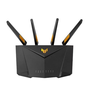 ASUS TUF Gaming AX3000 V2 wireless router Gigabit Ethernet Dual-band (2.4 GHz / 5 GHz) Black  Orange