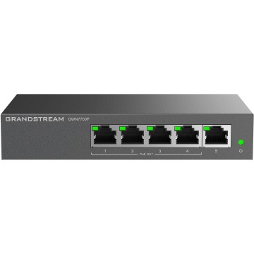 Grandstream GWN 7700P 5xGbE  4xPOE  unmanaged switch