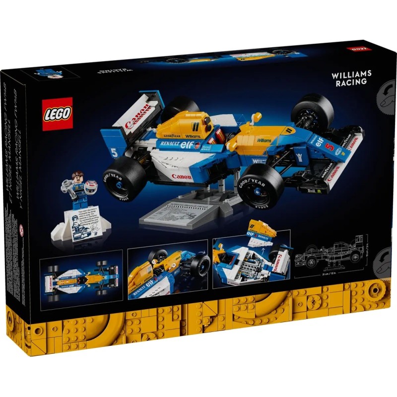 LEGO ICONS 10353 Williams Racing FW14B & Nigel Mansell LEGO ICONS 10353 Williams Racing FW14B & Nigel Mansell