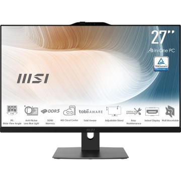 MSI Modern AM272P 1M-848EU All-in-One PC/workstation Intel Core 5 120U 68.6 cm (27 ) 1920 x 1080 pixels 8 GB DDR5-SDRAM 512 GB S