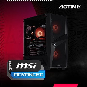 Actina 5901443421580 PC AMD Ryzen™ 9 7900 32 GB DDR5-SDRAM 1 TB SSD NVIDIA GeForce RTX 5070 Midi Tower Black