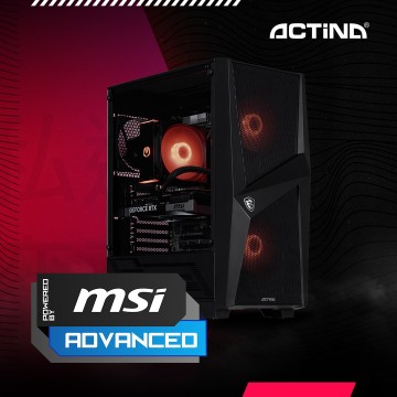 Actina 5901443421658 PC AMD Ryzen™ 5 8400F 32 GB DDR5-SDRAM 1 TB SSD NVIDIA GeForce RTX 5060 Midi Tower Black
