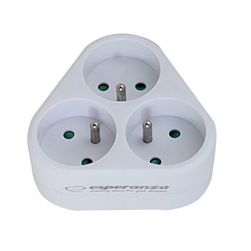Esperanza ELK303W Electrical Splitter 3 sockets White